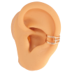 Серьги Xuping M&L цвет 18К каффы "Декоративный узор" фото №3 Серьги Xuping M&L цвет 18К каффы "Декоративный узор" фото №3