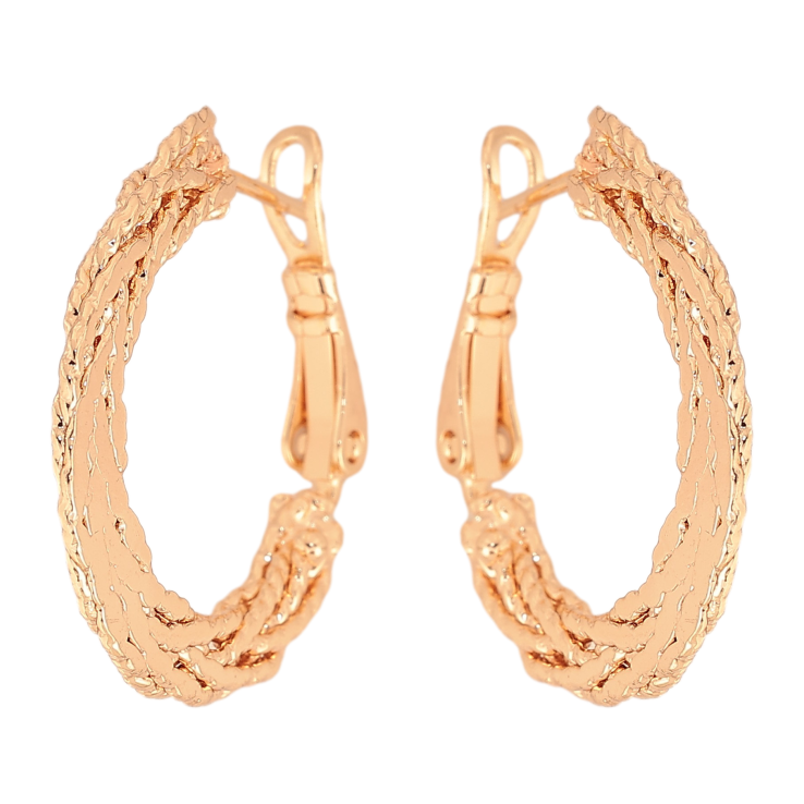 Серьги Xuping M&L цвет 18K кольца (конго) "Декоративный узор" ø 2.5см фото №3 Серьги Xuping M&L цвет 18K кольца (конго) "Декоративный узор" ø 2.5см фото №3