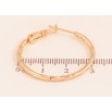 Серьги Xuping M&L цвет 18K кольца (конго) "Декоративный узор" ø 3см фото №2 Серьги Xuping M&L цвет 18K кольца (конго) "Декоративный узор" ø 3см фото №2