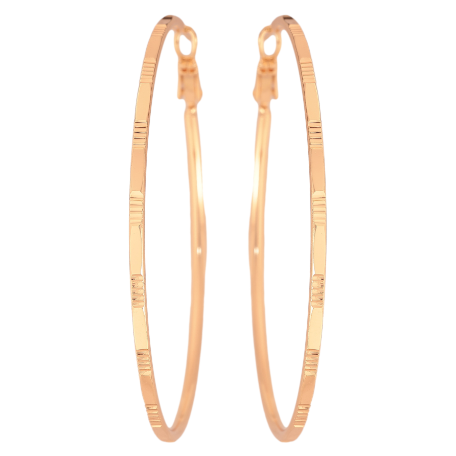 Серьги Xuping M&L цвет 18K кольца (конго) "Декоративный узор" ø 6см фото №1 Серьги Xuping M&L цвет 18K кольца (конго) "Декоративный узор" ø 6см фото №1
