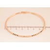 Сережки Xuping M&L колір 18K кільця (конго) "Декоративний візерунок" ø 7см фото №2
