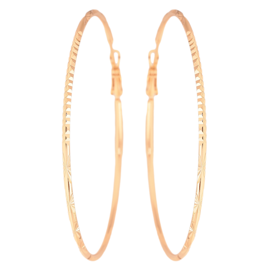 Серьги Xuping M&L цвет 18K кольца (конго) "Декоративный узор" ø 7см фото №1 Серьги Xuping M&L цвет 18K кольца (конго) "Декоративный узор" ø 7см фото №1