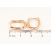 Серьги Xuping M&L цвет 18K колечки "Овальные" фото №2 Серьги Xuping M&L цвет 18K колечки "Овальные" фото №2