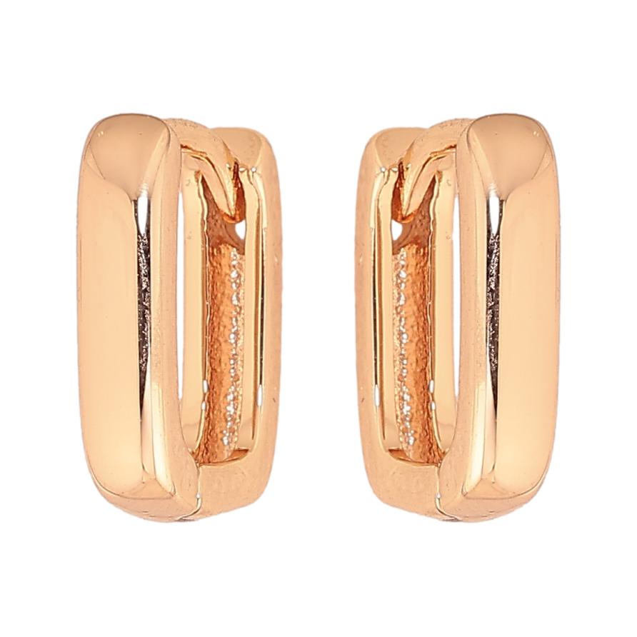 Сережки Xuping M&L колір 18K колечка "Овальні" фото №1