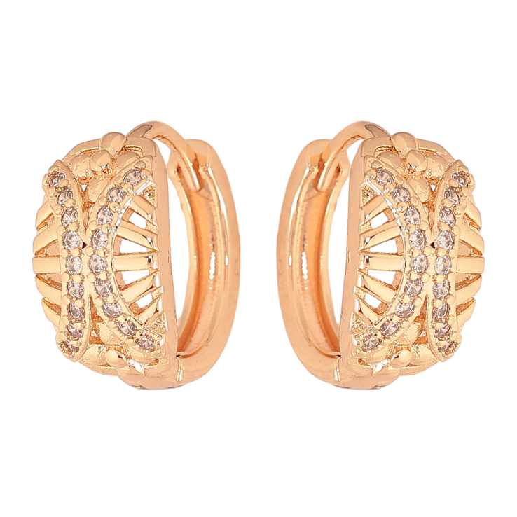 Сережки Xuping M&L колір 18K колечка "Різний візерунок з кристалами" фото №12 Сережки Xuping M&L колір 18K колечка "Різний візерунок з кристалами" фото №12