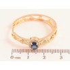 Серьги Xuping M&L цвет 18K колечки "Цветочный узор с синей кристальной вставкой" фото №2 Серьги Xuping M&L цвет 18K колечки "Цветочный узор с синей кристальной вставкой" фото №2