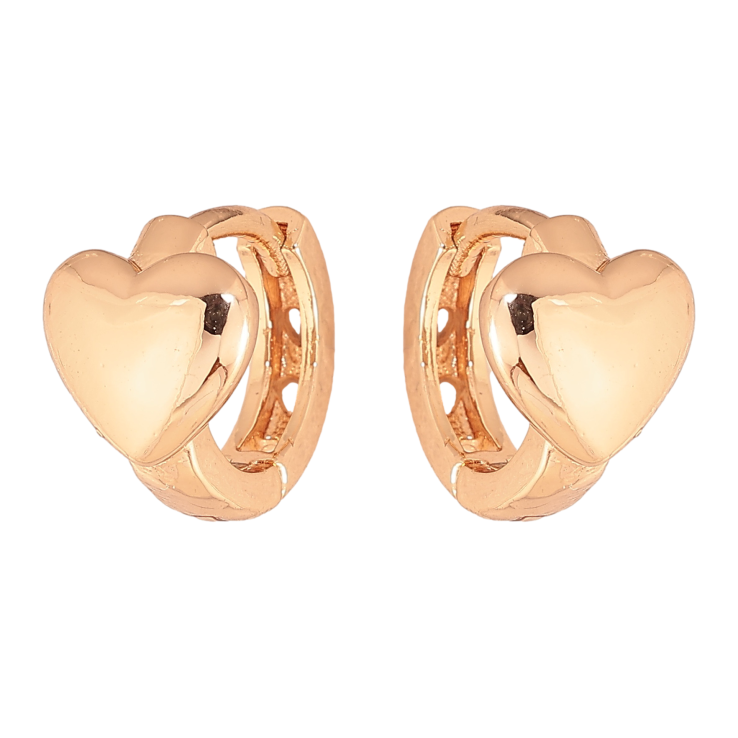 Сережки Xuping M&L колір 18K колечка "Сердечка" фото №19 Сережки Xuping M&L колір 18K колечка "Сердечка" фото №19