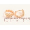 Сережки Xuping M&L колір 18K колечка "Гілочки з кристалами" фото №2