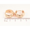 Серьги Xuping M&L цвет 18K колечки "Классика, шир. 7мм" ø 19мм фото №2 Серьги Xuping M&L цвет 18K колечки "Классика, шир. 7мм" ø 19мм фото №2