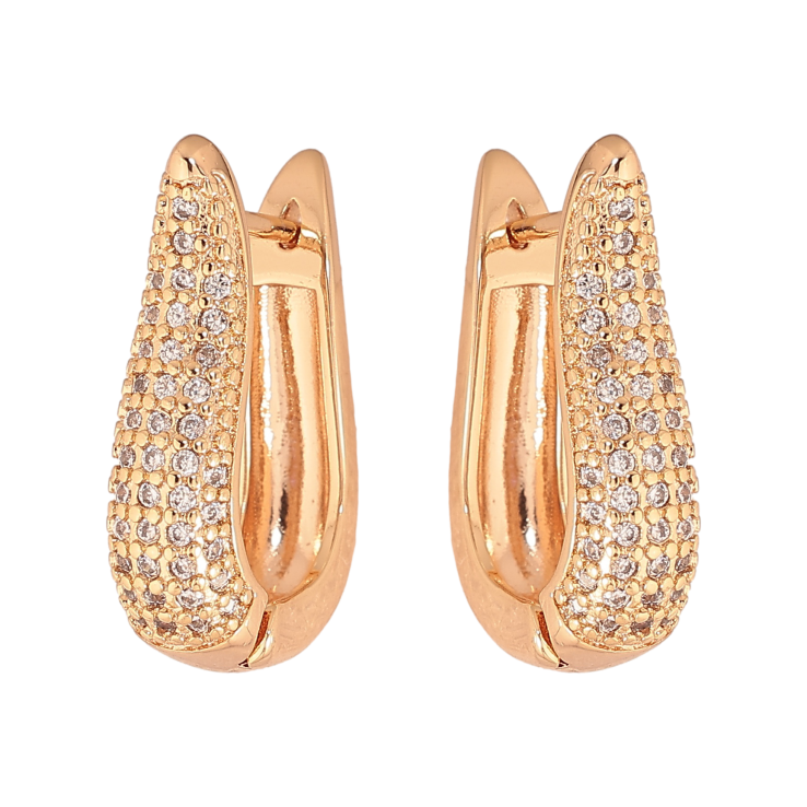 Сережки Xuping M&L колір 18K англійський замок "Інкрустація кристалами" фото №18 Сережки Xuping M&L колір 18K англійський замок "Інкрустація кристалами" фото №18