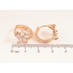 Серьги Xuping M&L цвет 18K колечки "Кристальные цветочки" фото №2 Серьги Xuping M&L цвет 18K колечки "Кристальные цветочки" фото №2