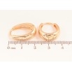 Сережки Xuping M&L колір 18K колечка "Класика" фото №2