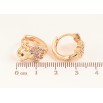 Серьги Xuping M&L цвет 18K колечки "Слоники с розовыми кристаллами" фото №2 Серьги Xuping M&L цвет 18K колечки "Слоники с розовыми кристаллами" фото №2