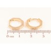 Серьги Xuping M&L цвет 18K колечки "Декоративный узор" фото №2 Серьги Xuping M&L цвет 18K колечки "Декоративный узор" фото №2