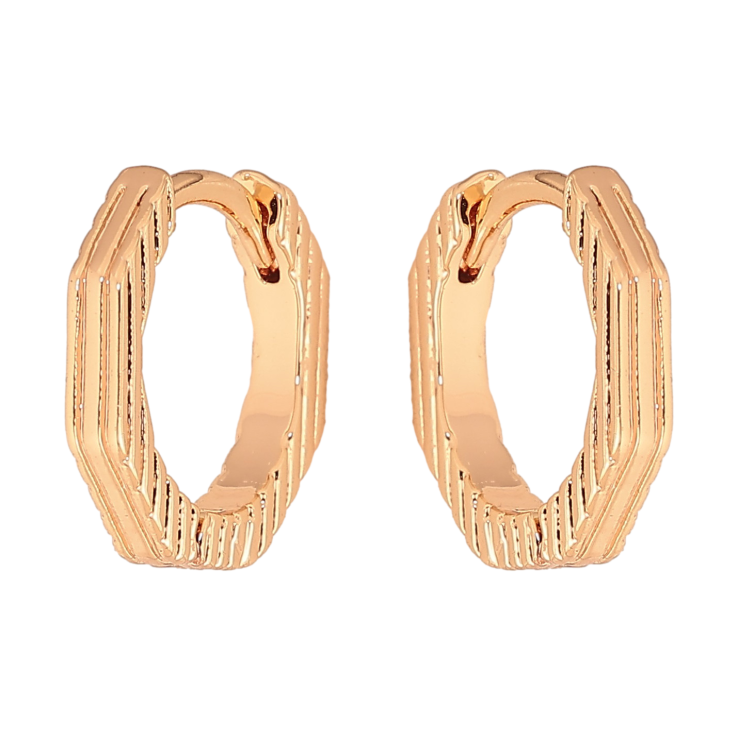 Серьги Xuping M&L цвет 18K колечки "Декоративный узор" фото №19