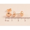 Сережки Xuping M&L колір 18K пусети "Круглі" ø 8мм фото №2 Сережки Xuping M&L колір 18K пусети "Круглі" ø 8мм фото №2