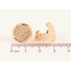 Серьги Xuping M&L цвет 18K пусеты "Декоративный узор" фото №2 Серьги Xuping M&L цвет 18K пусеты "Декоративный узор" фото №2