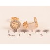 Серьги Xuping M&L цвет 18K пусеты "Кристальные колечки со звездами" фото №2 Серьги Xuping M&L цвет 18K пусеты "Кристальные колечки со звездами" фото №2