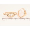 Серьги Xuping M&L цвет 18K замок-булавка "Декоративный узор с кристаллами" фото №2 Серьги Xuping M&L цвет 18K замок-булавка "Декоративный узор с кристаллами" фото №2