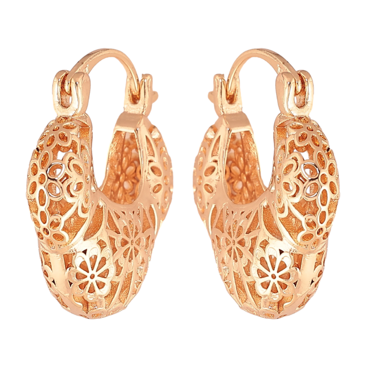Серьги Xuping M&L цвет 18K замок-булавка "Декоративный узор" фото №16