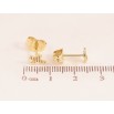 Сережки Xuping колір Позолота 14K пусети "Хрестики" фото №2 Сережки Xuping колір Позолота 14K пусети "Хрестики" фото №2