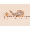 Серьги Xuping цвет Позолота 18K + Родий пусеты "Фигурные подвески с кристаллами" фото №2 Серьги Xuping цвет Позолота 18K + Родий пусеты "Фигурные подвески с кристаллами" фото №2