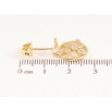 Серьги Xuping QQMM цвет Позолота 14K пусеты "Декоративные цветочные подвески" фото №2 Серьги Xuping QQMM цвет Позолота 14K пусеты "Декоративные цветочные подвески" фото №2