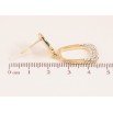 Серьги Xuping QQMM цвет Позолота 14K пусеты "Декоративные подвески" фото №3