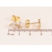 Серьги Xuping QQMM цвет Позолота 14K пусеты "Кристальные веточки" фото №2 Серьги Xuping QQMM цвет Позолота 14K пусеты "Кристальные веточки" фото №2