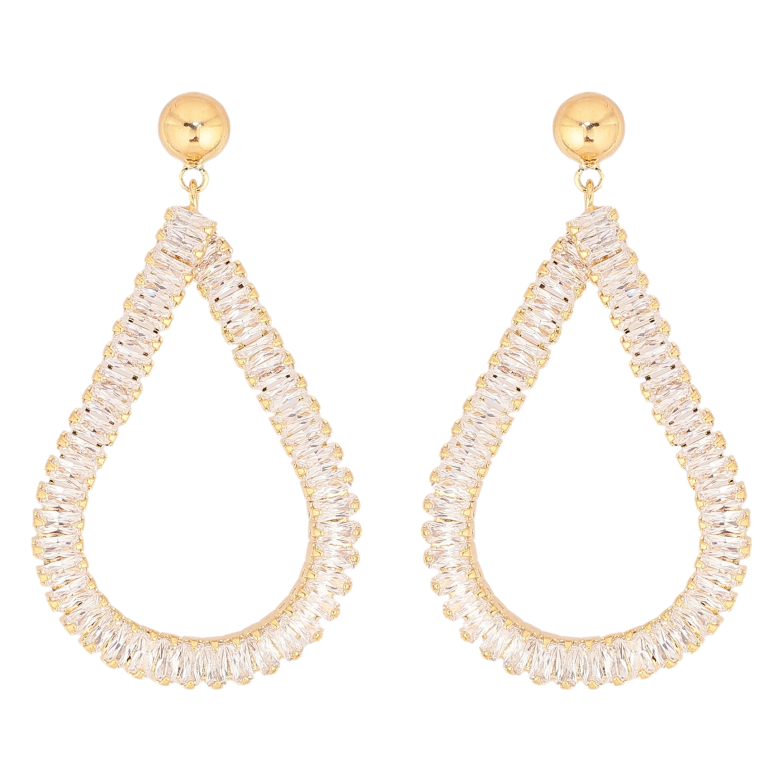 Сережки Xuping QQMM колір Позолота 14K пусети "Кристальні крапельки" фото №16 Сережки Xuping QQMM колір Позолота 14K пусети "Кристальні крапельки" фото №16