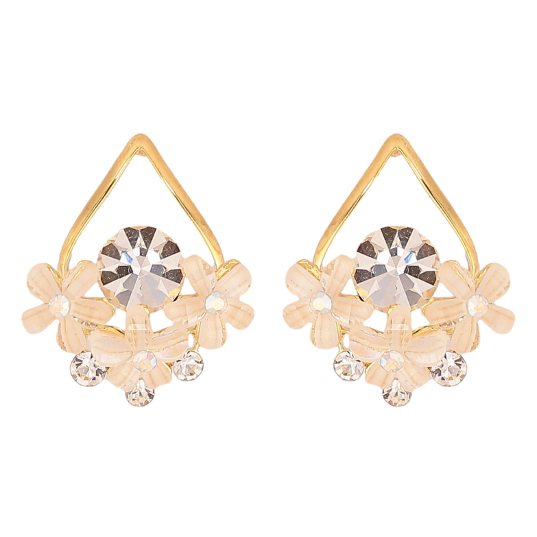 Сережки Xuping QQMM колір Позолота 14K пусети "Квіткові крапельки" фото №13 Сережки Xuping QQMM колір Позолота 14K пусети "Квіткові крапельки" фото №13