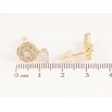 Серьги Xuping QQMM цвет Позолота 14K пусеты "Цветочки с кристаллами" фото №2 Серьги Xuping QQMM цвет Позолота 14K пусеты "Цветочки с кристаллами" фото №2