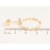 Серьги Xuping QQMM цвет Позолота 14K пусеты "Овальные подвески" фото №3 Серьги Xuping QQMM цвет Позолота 14K пусеты "Овальные подвески" фото №3