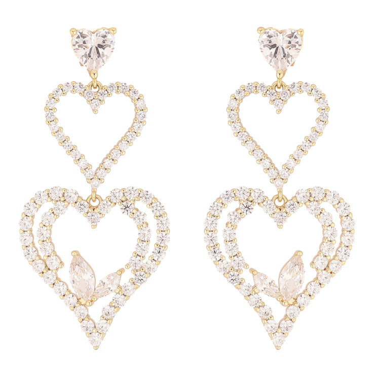 Серьги Xuping QQMM цвет Позолота 14K пусеты "Романтические подвески с кристаллами" фото №20 Серьги Xuping QQMM цвет Позолота 14K пусеты "Романтические подвески с кристаллами" фото №20