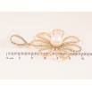 Серьги Xuping QQMM цвет Позолота 14K пусеты "Ромашки с цирконием и жемчугом" фото №3 Серьги Xuping QQMM цвет Позолота 14K пусеты "Ромашки с цирконием и жемчугом" фото №3
