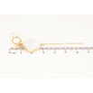 Серьги Xuping QQMM цвет Позолота 14K пусеты "Ромбовые подвески с перламутровыми вставками" фото №3 Серьги Xuping QQMM цвет Позолота 14K пусеты "Ромбовые подвески с перламутровыми вставками" фото №3