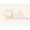 Серьги Xuping QQMM цвет Позолота 14K пусеты "Ромбы Love" 17х17мм фото №3 Серьги Xuping QQMM цвет Позолота 14K пусеты "Ромбы Love" 17х17мм фото №3