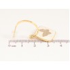 Серьги Xuping QQMM цвет Позолота 14K пусеты "Ромбы с бабочками и белой эмалью" фото №3 Серьги Xuping QQMM цвет Позолота 14K пусеты "Ромбы с бабочками и белой эмалью" фото №3