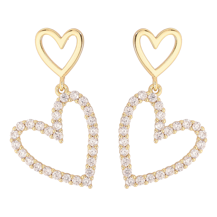 Серьги Xuping QQMM цвет Позолота 14K пусеты "Сердечки" фото №22 Серьги Xuping QQMM цвет Позолота 14K пусеты "Сердечки" фото №22