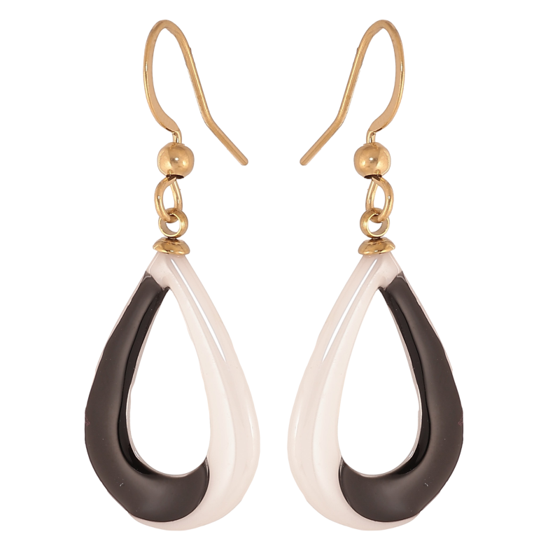 Серьги Xuping TTM Stainless Steel цвет 14К французский замок "Декоративные керамические подвески" фото №13 Серьги Xuping TTM Stainless Steel цвет 14К французский замок "Декоративные керамические подвески" фото №13