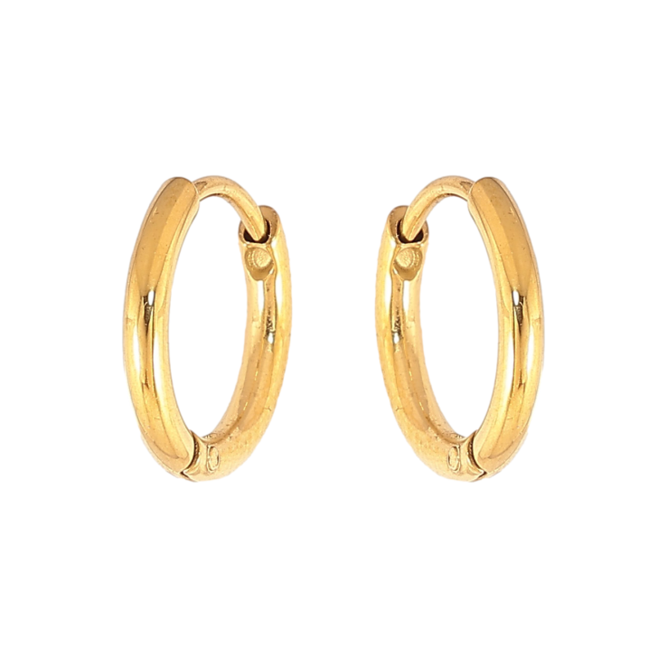 Сережки Xuping TTM Stainless Steel колір 14К колечка "Класика, шир. 1,5мм" ø 11мм фото №25 Сережки Xuping TTM Stainless Steel колір 14К колечка "Класика, шир. 1,5мм" ø 11мм фото №25