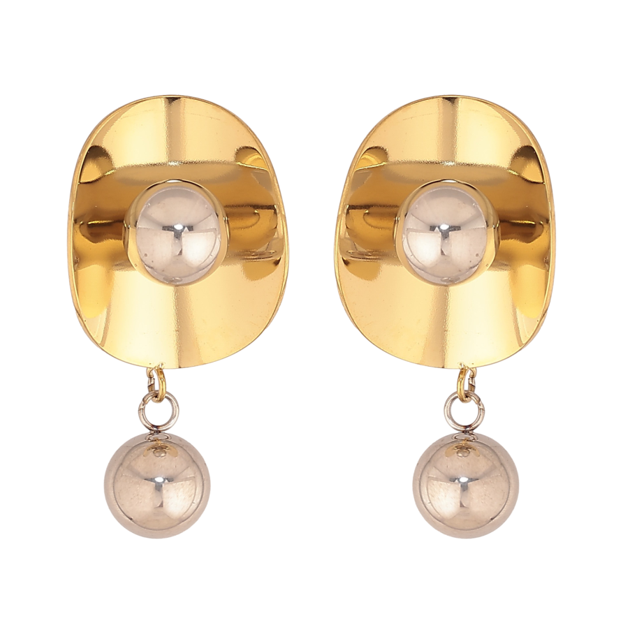 Серьги Xuping TTM Stainless Steel цвет 14К+Родий пусеты "Декоративные подвески" фото №1 Серьги Xuping TTM Stainless Steel цвет 14К+Родий пусеты "Декоративные подвески" фото №1