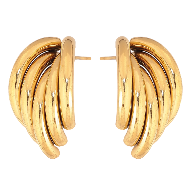 Сережки Xuping TTM Stainless Steel колір 14К пусети "Декоративні" фото №19 Сережки Xuping TTM Stainless Steel колір 14К пусети "Декоративні" фото №19