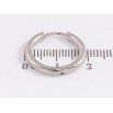 Серьги Xuping TTM Stainless Steel цвет Родий кольца (конго) "Классические" ø 2см фото №2 Серьги Xuping TTM Stainless Steel цвет Родий кольца (конго) "Классические" ø 2см фото №2