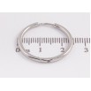 Серьги Xuping TTM Stainless Steel цвет Родий кольца (конго) "Классические" ø 2.5см фото №2 Серьги Xuping TTM Stainless Steel цвет Родий кольца (конго) "Классические" ø 2.5см фото №2