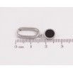 Серьги Xuping TTM Stainless Steel цвет Родий подвески на колечках "Круги с черными вставками" фото №2 Серьги Xuping TTM Stainless Steel цвет Родий подвески на колечках "Круги с черными вставками" фото №2