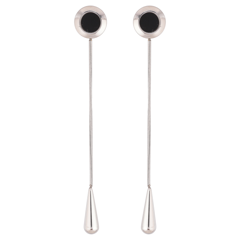 Серьги Xuping TTM Stainless Steel цвет Родий пусеты "Декоративные подвески" фото №1 Серьги Xuping TTM Stainless Steel цвет Родий пусеты "Декоративные подвески" фото №1