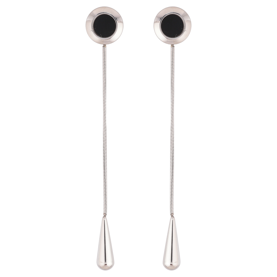 Серьги Xuping TTM Stainless Steel цвет Родий пусеты "Декоративные подвески" фото №1 Серьги Xuping TTM Stainless Steel цвет Родий пусеты "Декоративные подвески" фото №1