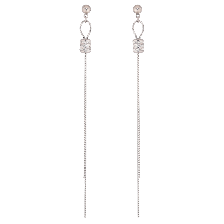 Серьги Xuping TTM Stainless Steel цвет Родий пусеты "Декоративные подвески" фото №1 Серьги Xuping TTM Stainless Steel цвет Родий пусеты "Декоративные подвески" фото №1