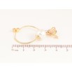 Серьги Xuping цвет 14K с кристаллами Swarovski пусеты "Галактика с кр-ллами Topaz и АВ" фото №3 Серьги Xuping цвет 14K с кристаллами Swarovski пусеты "Галактика с кр-ллами Topaz и АВ" фото №3